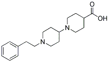 1-(1-(2-PHENYLETHYL)PIPERIDIN-4-YL)PIPERIDINE-4-CARBOXYLIC ACID Struktur