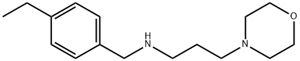 (4-ETHYL-BENZYL)-(3-MORPHOLIN-4-YL-PROPYL)-AMINE Struktur