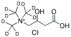 DL-CARNITINE-D9 HCL (TRIMETHYL-D9) Struktur