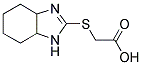 (3A,4,5,6,7,7A-HEXAHYDRO-1 H-BENZOIMIDAZOL-2-YLSULFANYL)-ACETIC ACID Struktur