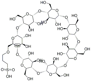 SULFOPROPYL-BETA-CYCLODEXTRIN Struktur