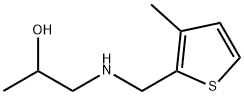 1-[(3-METHYL-THIOPHEN-2-YLMETHYL)-AMINO]-PROPAN-2-OL Struktur