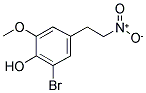 1-(5-BROMO-4-HYDROXY-3-METHOXYPHENYL)-2-NITROETHANE Struktur