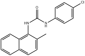 N-(4-CHLOROPHENYL)-N'-(2-METHYL-1-NAPHTHYL)UREA Struktur