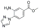 METHYL 3-AMINO-4-(1H-1,2,4-TRIAZOL-1-YL)BENZENECARBOXYLATE Struktur