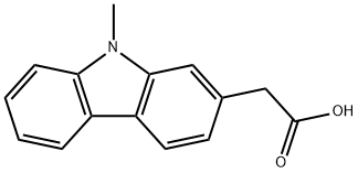 (9-METHYL-9H-CARBAZOL-2-YL)-ACETIC ACID Struktur