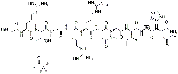 PROTEIN KINASE A INHIBITOR FRAGMENT 14-24 TRIFLUOROACETATE SALT Struktur