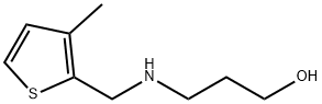 3-[(3-METHYL-THIOPHEN-2-YLMETHYL)-AMINO]-PROPAN-1-OL Struktur