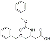 4-BENZYLOXY-3-BENZYLOXYCARBONYLAMINO-BUTYRIC ACID Struktur