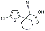 [1-(5-CHLOROTHIEN-2-YL)CYCLOHEXYL](CYANO)ACETIC ACID Struktur