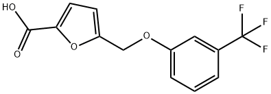 5-(3-TRIFLUOROMETHYL-PHENOXYMETHYL)-FURAN-2-CARBOXYLIC ACID Struktur