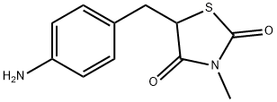 5-(4-AMINOBENZYL)-3-METHYL-1,3-THIAZOLANE-2,4-DIONE Struktur