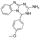 4-(4-METHOXYPHENYL)-3,4-DIHYDRO[1,3,5]TRIAZINO[1,2-A]BENZIMIDAZOL-2-AMINE Struktur