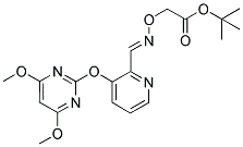 [2-AZA-3-[3-[(4,6-DIMETHOXYPYRIMIDIN-2-YL)OXY]PYRIDIN-2-YL]-1-OXAPROP-2-ENYL]ACETIC ACID, TERT-BUTYL ESTER|