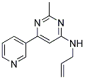 N-ALLYL-2-METHYL-6-PYRIDIN-3-YLPYRIMIDIN-4-AMINE Struktur