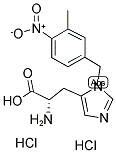 3-(3-METHYL-4-NITROBENZYL)-L-HISTIDINE DIHYDROCHLORIDE Struktur