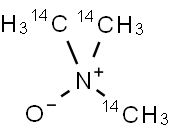 TRIMETHYLAMINE N-OXIDE, [14C] Struktur