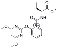 (2S)-2-[2-[(4,6-DIMETHOXYPYRIMIDIN-2-YL)OXY]BENZAMIDO]BUTANOIC ACID, METHYL ESTER Structure