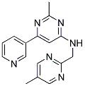 2-METHYL-N-[(5-METHYLPYRIMIDIN-2-YL)METHYL]-6-PYRIDIN-3-YLPYRIMIDIN-4-AMINE