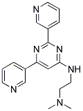 N'-(2,6-DIPYRIDIN-3-YLPYRIMIDIN-4-YL)-N,N-DIMETHYLETHANE-1,2-DIAMINE Struktur