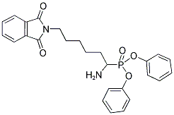 (1-AMINO-6-PHTHALIMIDO)HEXYLPHOSPHONIC ACID, DIPHENYL ESTER Struktur