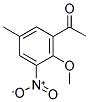 2-METHOXY-5-METHYL-3-NITROACETOPHENONE Struktur