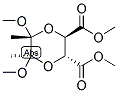 (2R,3R,5R,6R)-1,4-DIOXANE-2,3-DICARBOXYLIC ACID, 5,6-DIMETHOXY-5,6-DIMETHYL, DIMETHYL ESTER Struktur