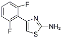 4-(2,6-DIFLUORO-PHENYL)-THIAZOL-2-YLAMINE Struktur