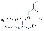2,5-BIS(BROMOMETHYL)-1-METHOXY-4-(2-ETHYLHEXYLOXY)BENZENE Struktur