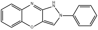 2-PHENYL-2,9-DIHYDROPYRAZOLO[4,3-B][1,4]BENZOXAZINE Struktur