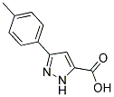 3-(4-METHYLPHENYL)-1H-PYRAZOLE-5-CARBOXYLIC ACID Struktur