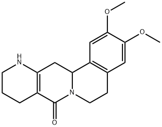 2,3-DIMETHOXY-5,6,9,10,11,12,13,13A-OCTAHYDRO-8H-ISOQUINO[2,1-G][1,6]NAPHTHYRIDIN-8-ONE Struktur