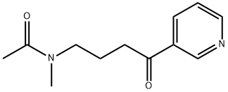 4-(ACETYLMETHYLAMINO)-1-(3-PYRIDYL)-1-BUTANONE Struktur