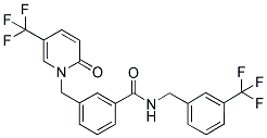 1-[3-[3-(TRIFLUOROMETHYL)BENZYLAMINOCARBONYL]BENZYL]-5-(TRIFLUOROMETHYL)-2-PYRIDONE