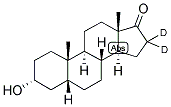 5BETA-ANDROSTAN-3ALPHA-OL-17-ONE-16,16-D2 Struktur