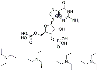 GUANOSINE-3',5'-BISPHOSPHATE TRIETHYLAMMONIUM SALT Struktur