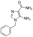 5-AMINO-1-BENZYL-1H-IMIDAZOLE-4-CARBOXAMIDE Struktur