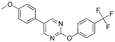 5-(4-METHOXYPHENYL)-2-[4-(TRIFLUOROMETHYL)PHENOXY]PYRIMIDINE Struktur