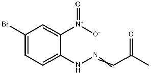 ACETONE 4-BROMO-2-NITROPHENYLHYDRAZONE Struktur