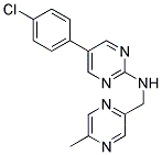 5-(4-CHLOROPHENYL)-N-[(5-METHYLPYRAZIN-2-YL)METHYL]PYRIMIDIN-2-AMINE Struktur