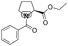 (S)-1-BENZOYL-PYRROLIDINE-2-CARBOXYLIC ACID ETHYL ESTER Struktur