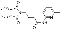 4-(1,3-DIOXO-1,3-DIHYDRO-2H-ISOINDOL-2-YL)-N-(6-METHYLPYRIDIN-2-YL)BUTANAMIDE Struktur