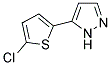 5-(5-CHLORO-2-THIENYL)-1H-PYRAZOLE Struktur