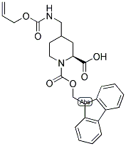 FMOC-L-(4-CIS/TRANS)-HOMOPRO(4-CH2NH-ALLOC) Struktur