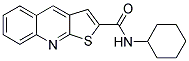 N-CYCLOHEXYLTHIENO[2,3-B]QUINOLINE-2-CARBOXAMIDE Struktur