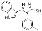 5-(1H-INDOL-3-YL)-4-M-TOLYL-4H-[1,2,4]TRIAZOLE-3-THIOL Struktur