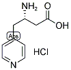 (R)-3-AMINO-4-(4-PYRIDYL)BUTANOIC ACID HYDROCHLORIDE Struktur