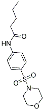 N-[4-(MORPHOLIN-4-YLSULFONYL)PHENYL]PENTANAMIDE Struktur