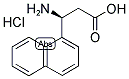 (S)-3-AMINO-3-(1-NAPHTHYL)-PROPANOIC ACID HYDROCHLORIDE Struktur