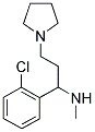 [1-(2-CHLORO-PHENYL)-3-PYRROLIDIN-1-YL-PROPYL]-METHYL-AMINE Struktur